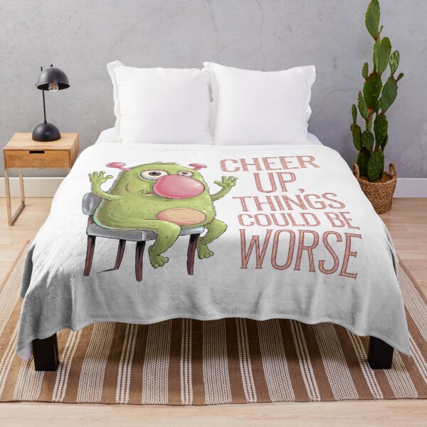 Item preview, Cute Monster, things could be worse, funnyfits70, Humor, Funny, designed and sold by FunnyFits70.