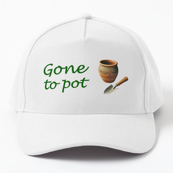 "Gone to pot" gardening hat Baseball Cap