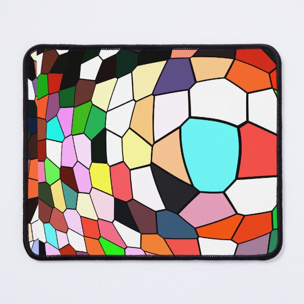 Item preview, Elegant Marbled Crystal Mosaic Pattern teal red white designed and sold by santoshputhran.