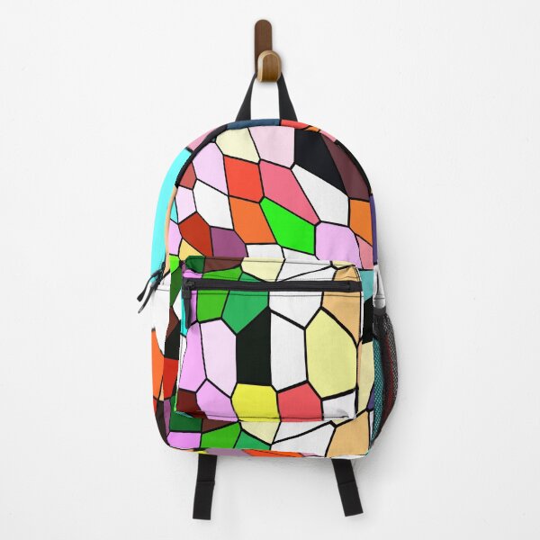 Aperçu de l'œuvre Motif élégant de mosaïque en cristal marbré bleu sarcelle rouge blanc créée et vendue par santoshputhran.