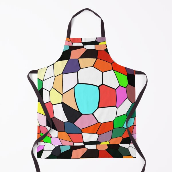 Aperçu de l'œuvre Motif élégant de mosaïque en cristal marbré bleu sarcelle rouge blanc créée et vendue par santoshputhran.
