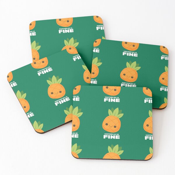 Item preview, Just Pineapple - Everything Will Be Fine designed and sold by The magic  Yellow bus.