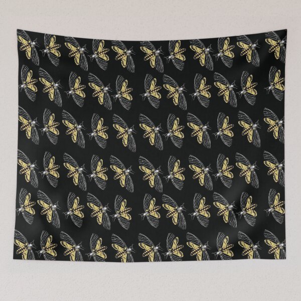 Item preview, Death's-head hawkmoth-pattern -Black designed and sold by StudioViArt.