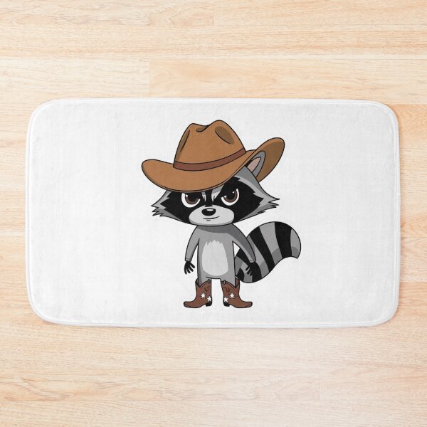 Item preview, Country Western Cowboy Raccoon Trash Panda designed and sold by Merch-Kitsune.