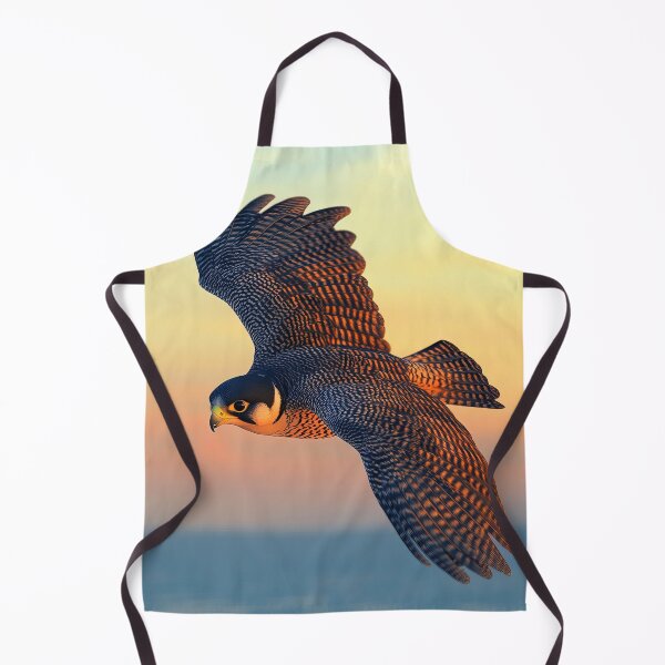 Item preview, Peregrine falcon in flight at sunset - Wildlife photo 2 designed and sold by TheArtistOf2022.