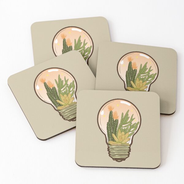 Item preview, Orange light bulb cacti designed and sold by AngArtninovy.