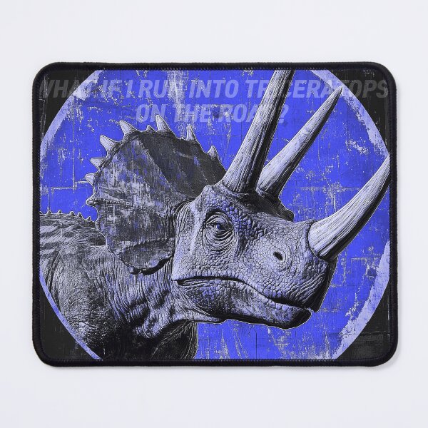 Item preview, What if irun into Triceratops on the road? designed and sold by GagamellGray.