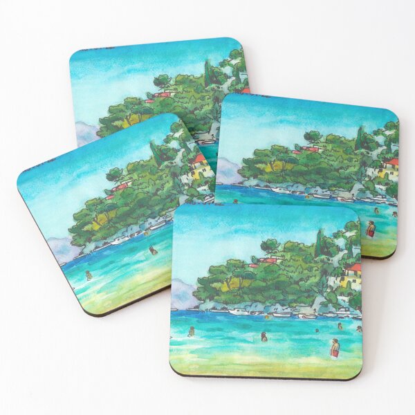 Item preview, Prapratno Beach in Croatia designed and sold by cwilliart.