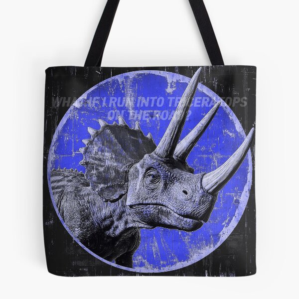 Item preview, What if irun into Triceratops on the road? designed and sold by GagamellGray.