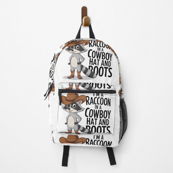 Item preview, Country Western Cowboy Raccoon Trash Panda designed and sold by Merch-Kitsune.