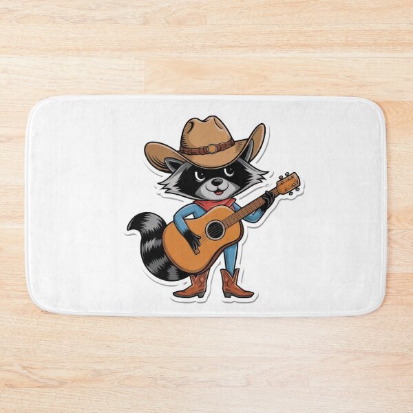 Item preview, Country Western Cowboy Raccoon Trash Panda designed and sold by Merch-Kitsune.