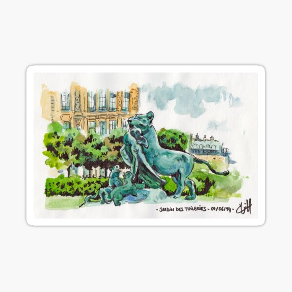 Item preview, Tuileries Garden in Paris designed and sold by cwilliart.