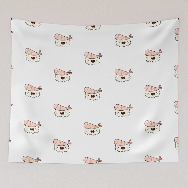Item preview, Sushi de camarones amaebi kawaii designed and sold by kawaiilife.