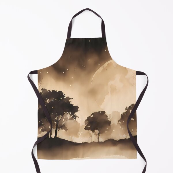 Item preview, Sepia Brown Silhouette Landscape designed and sold by CalmnessbyChoice.