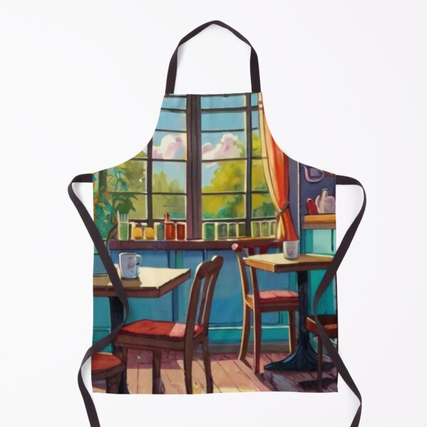 Item preview, Illustrated Café Serenity designed and sold by BlareBlare.