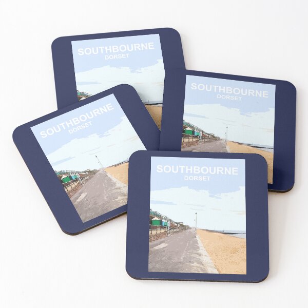 Item preview, Southbourne Bournemouth Dorset Travel poster  designed and sold by BarbaraGlebska.