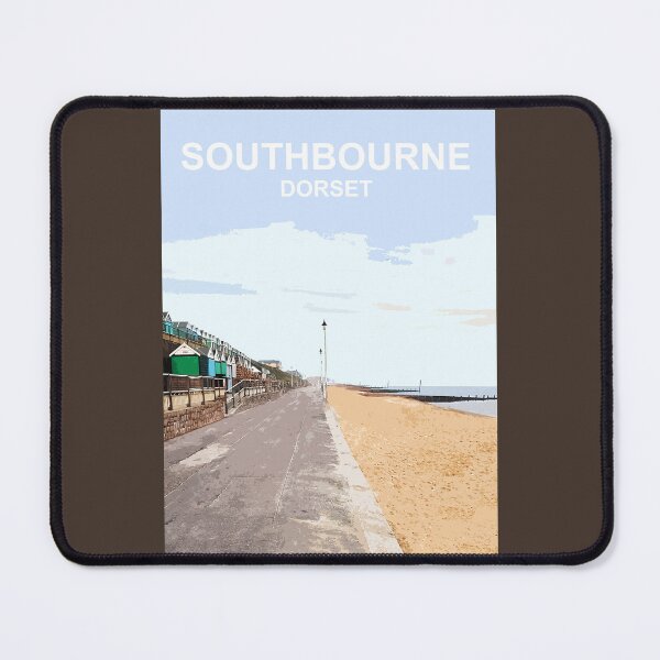 Item preview, Southbourne Bournemouth Dorset Travel poster designed and sold by BarbaraGlebska.