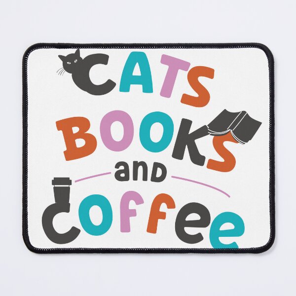 Item preview, Cats, books and cofee designed and sold by Dot1001.