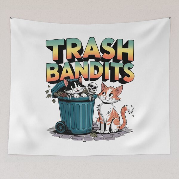 Item preview, Trash cat - Trash bandit - Trash life - Trash talker designed and sold by JansenGS.
