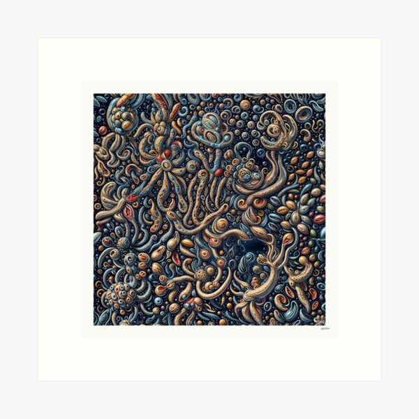 Aperçu de l'œuvre Alcaloids 8 créée et vendue par olivier duchossoir.