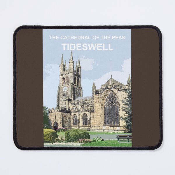 Item preview, Tideswell Derbyshire Peak District Travel location poster designed and sold by BarbaraGlebska.