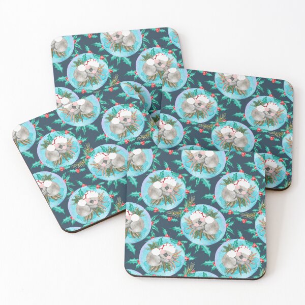 Item preview, Cute Koala Christmas Dreamtime Blue designed and sold by Sketchbook Designs.