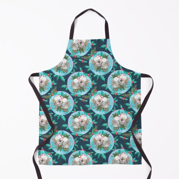 Artikelvorschau, Niedlicher Koala Weihnachten Dreamtime Blau entworfen und verkauft von Sketchbook Designs.