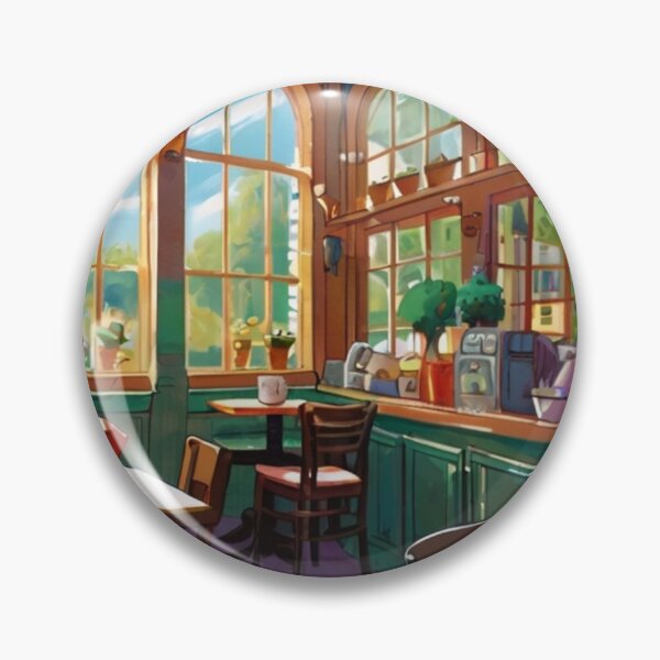 Item preview, Whimsical Café in Gouache designed and sold by BlareBlare.