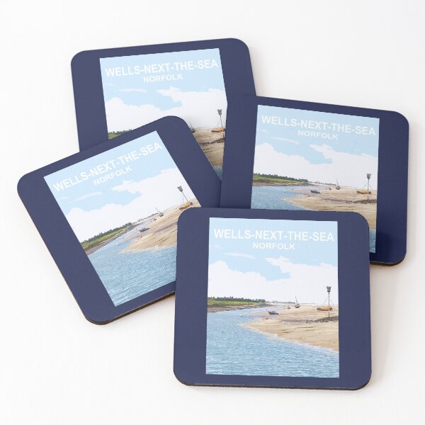 Item preview, Wells Next The Sea Norfolk Travel poster East Anglia designed and sold by BarbaraGlebska.