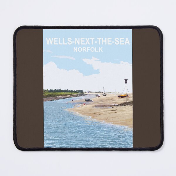 Item preview, Wells Next The Sea Norfolk Travel poster East Anglia designed and sold by BarbaraGlebska.