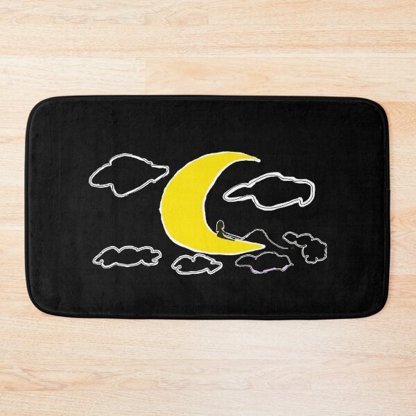 Item preview, Girl fishing on the moon designed and sold by ArtistRebeccaLS.