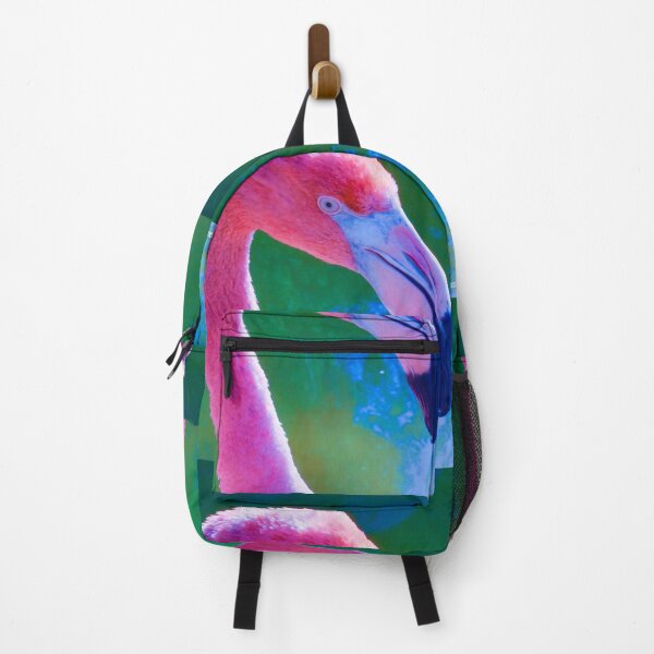 Item preview, Colorful Pink Flamingo Bird with white and black beak Fine Art  Print designed and sold by Yogibear & Rachelle .