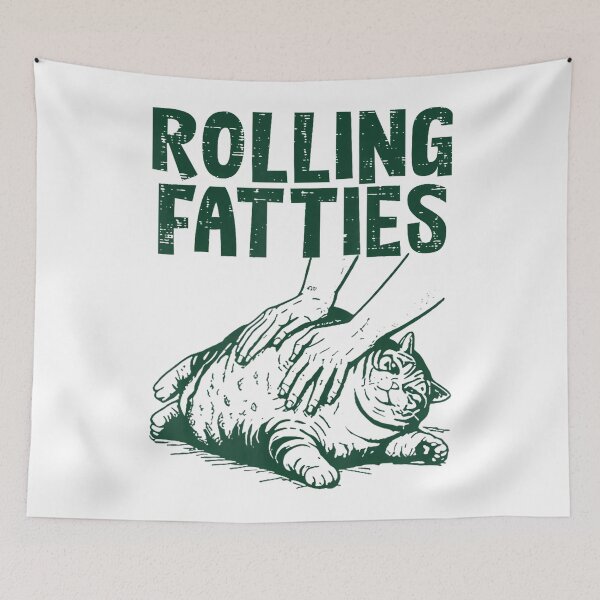 Item preview, Cat Rolling Fatties Funny Cat Kitten designed and sold by spirorinin.