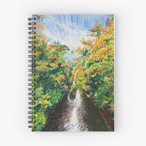 Artikelvorschau, Herbstliche Narrowboat-Passage entworfen und verkauft von Catherine Holland.