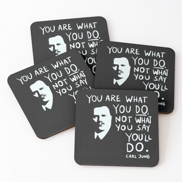 Item preview, Carl Jung Quote - You Are What You Do designed and sold by isstgeschichte.