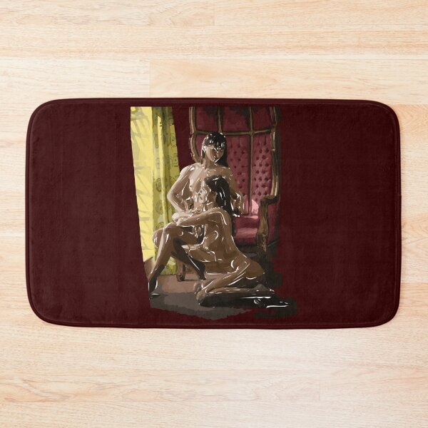 Item preview, Love is love. A piece of abstract art featuring two female figures set in a relaxed environment. designed and sold by Ihor Ivanov.