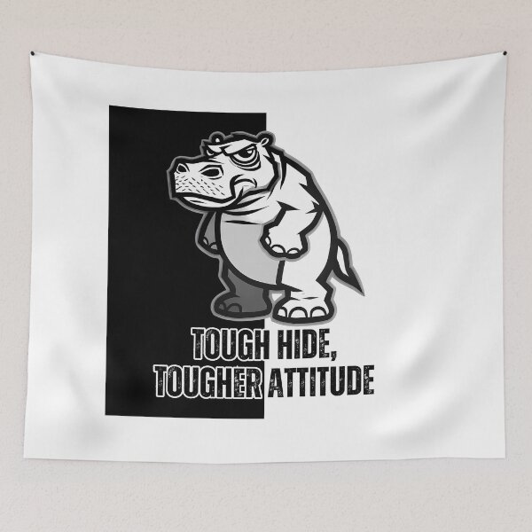 Item preview, Bold Hippo: Unbreakable Style designed and sold by NatureStyle555.