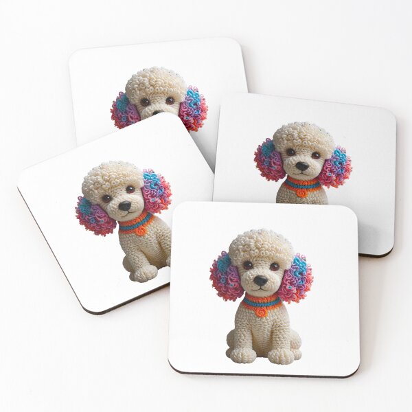 Item preview, "Knitted Poodle Cuddles" designed and sold by JAMESAMORN.