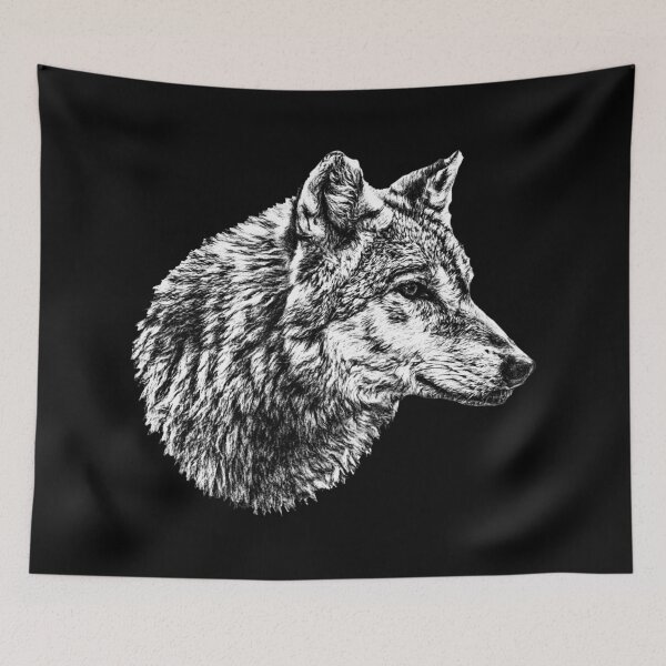 Item preview, Wolf portrait designed and sold by Guardi71.