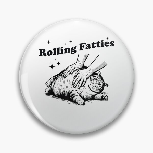 Item preview, Rolling Fatties Cat Funny Meme designed and sold by spirorinin.