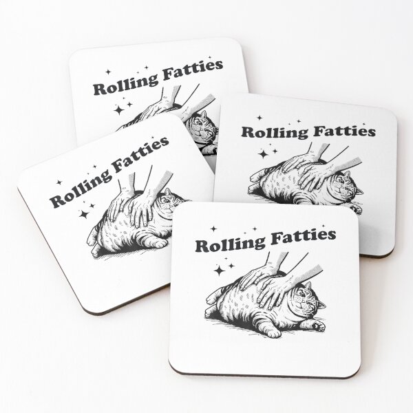 Item preview, Rolling Fatties Cat Funny Meme designed and sold by spirorinin.
