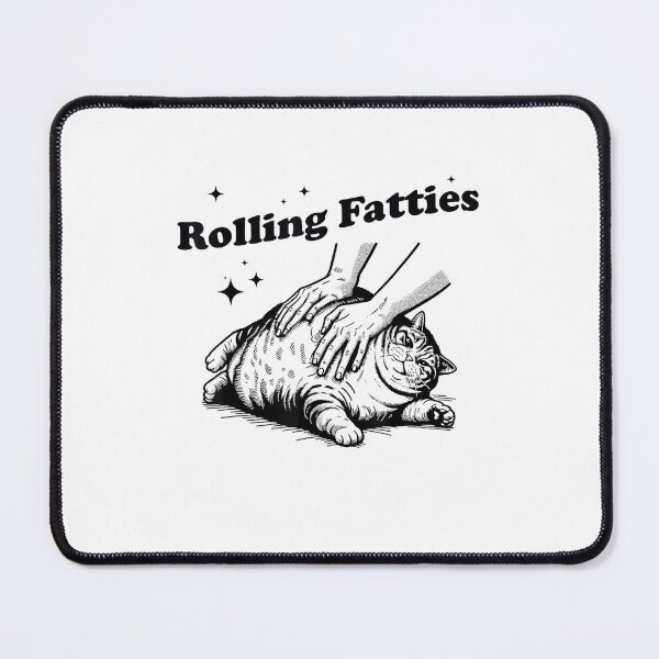 Item preview, Rolling Fatties Cat Funny Meme designed and sold by spirorinin.