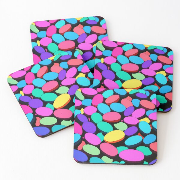Item preview, Bold and Bright Candy Abstract Texture designed and sold by ArtComixHaven.