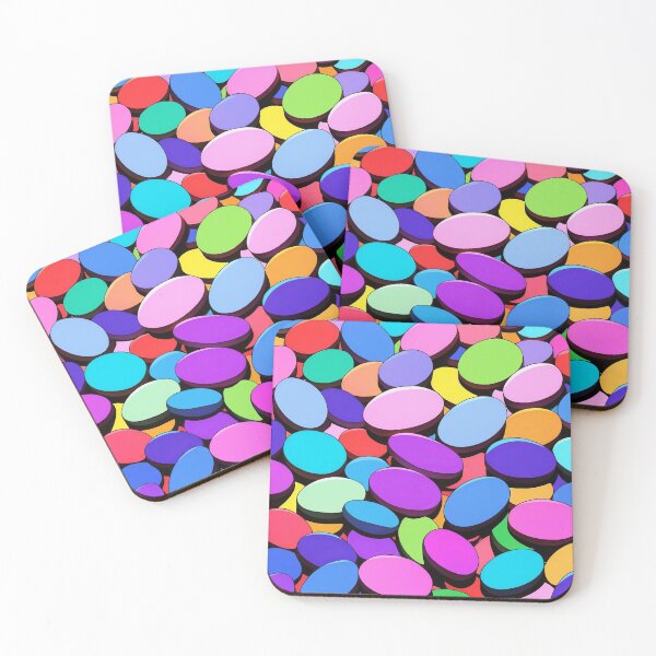 Item preview, Bold and Bright Candy Abstract Texture designed and sold by ArtComixHaven.
