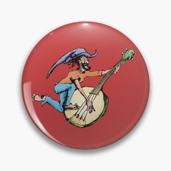 Item preview, Wizard playing bass banjo  designed and sold by ElectronicCloud.