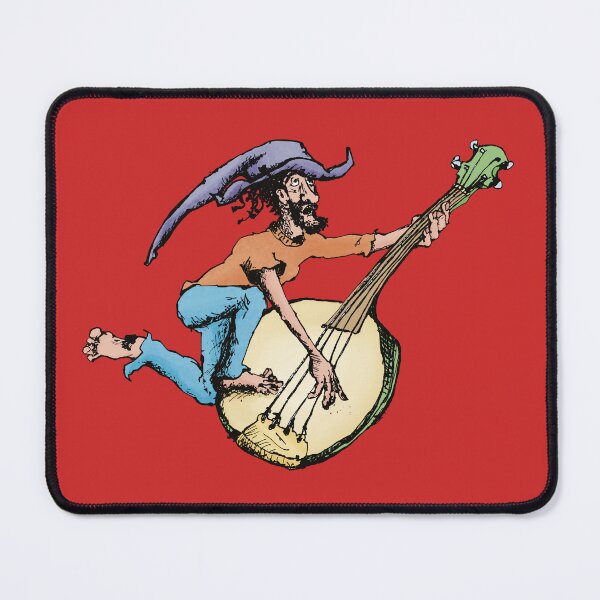 Item preview, Wizard playing bass banjo designed and sold by ElectronicCloud.