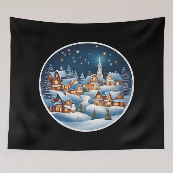 Item preview, Winter Fairytale Village designed and sold by Aquillashop.