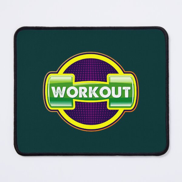 Item preview, Workout Graphic Art for Gym and Exercise Lovers with Bold Visual Appearace designed and sold by Wiggly Lines.