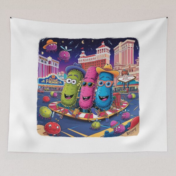 Item preview, Microbes Party on Fremont Street designed and sold by AdoraSticks.