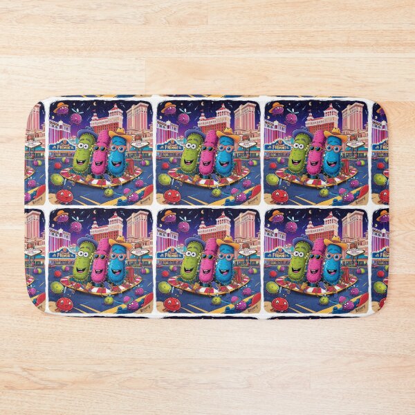 Item preview, Microbes Party on Fremont Street designed and sold by AdoraSticks.